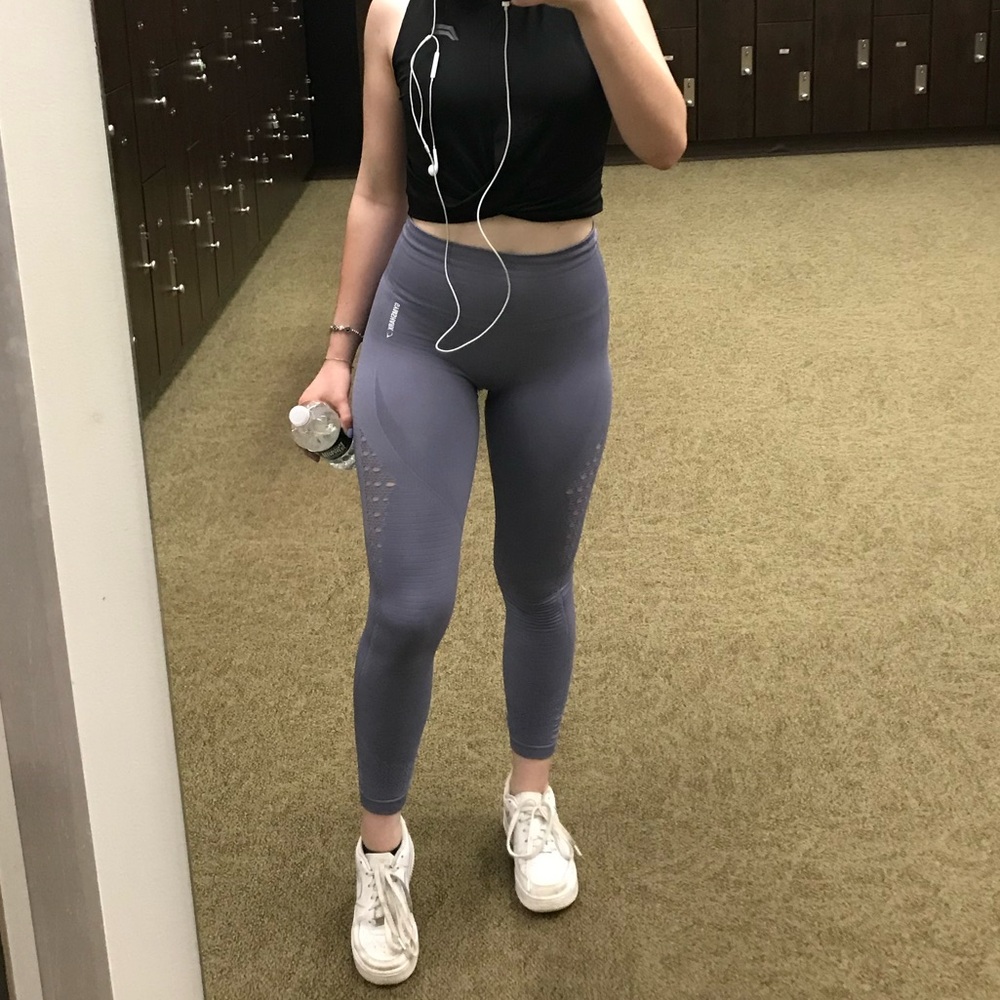 size S lavender gymshark leggings